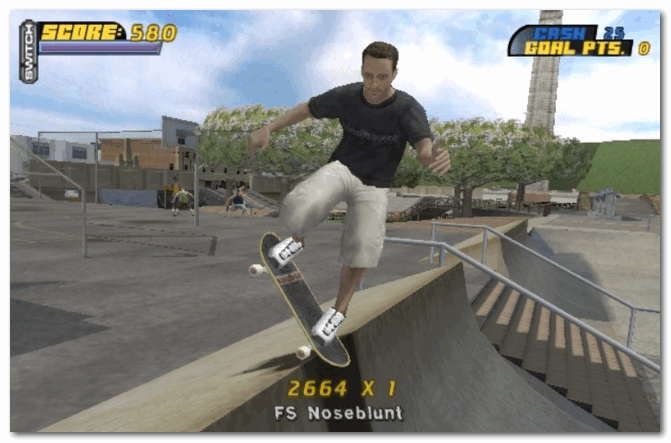 Tony Hawk Pro Skater 4 - это самый простейший трюк в игре!